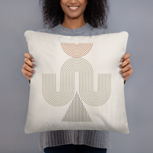 Pillow Cover Modern Geometric Art By HadiArt