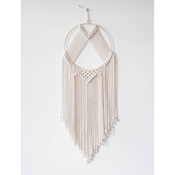 Macrame Wall Hanging/ Macrame Dreamcatcher