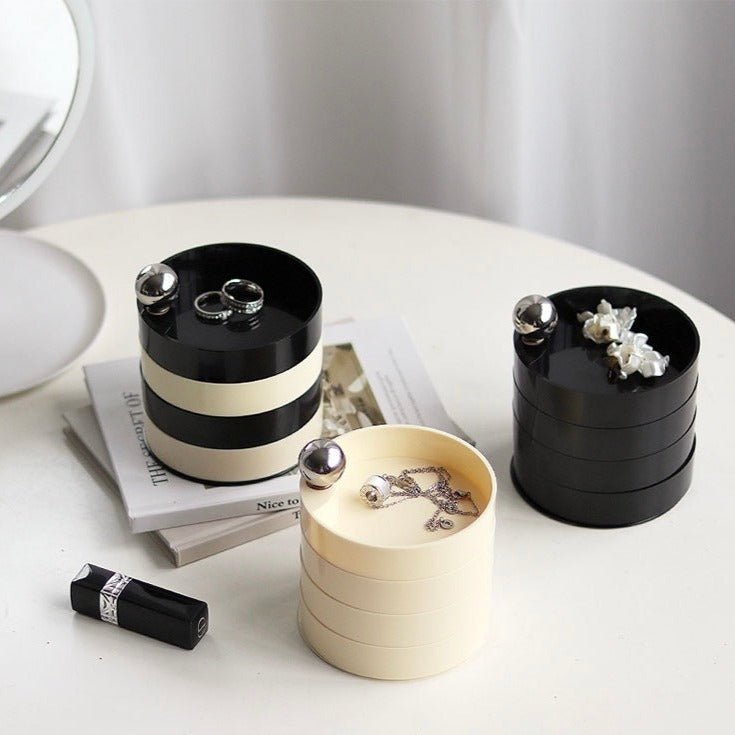 Nordic Style Revolving Accessories Storage Box