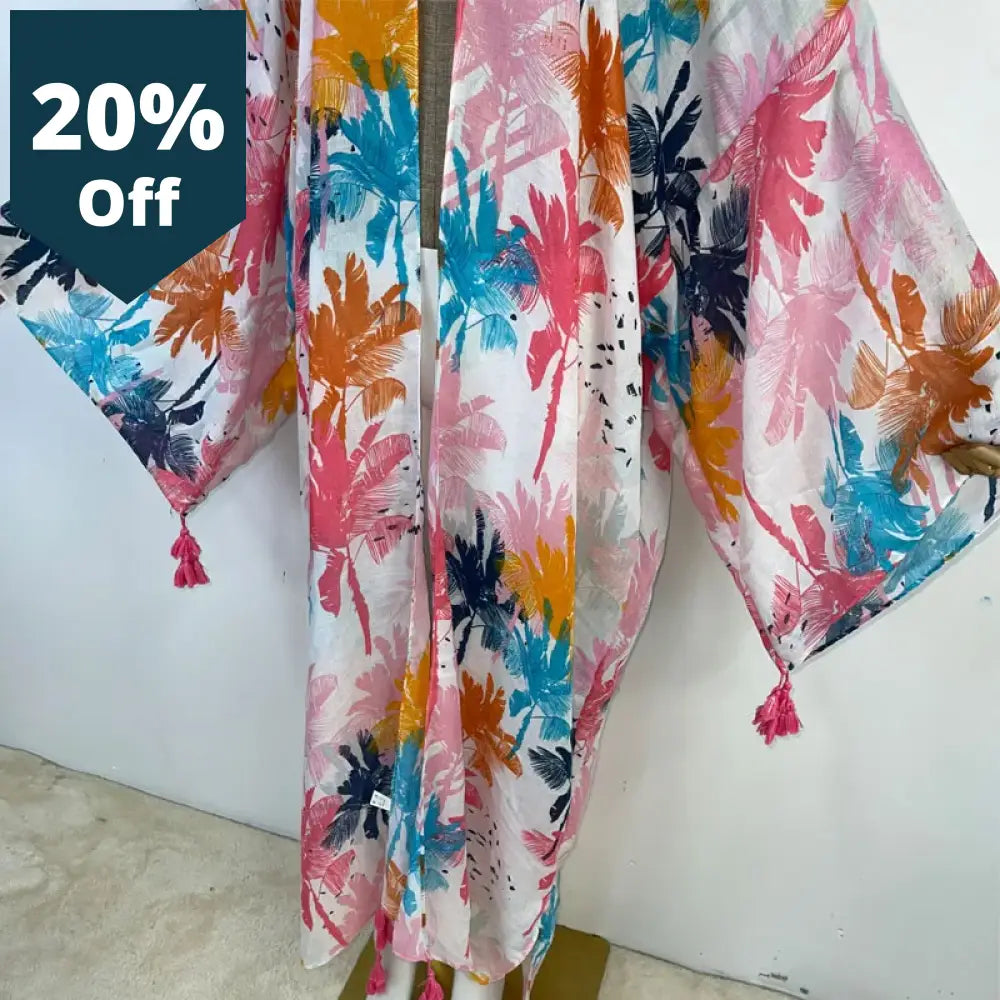 Women Cardigan Loose Long Dress Cocktail Party Boho Maxi Beach Holiday Swimming Cover Up Kimonos