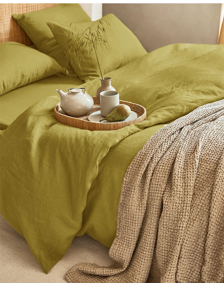 Linen Pillow Cases - Green Envy - hypemart